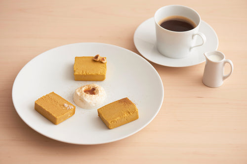 カボチャフレーバーの食べ比べプレートが登場