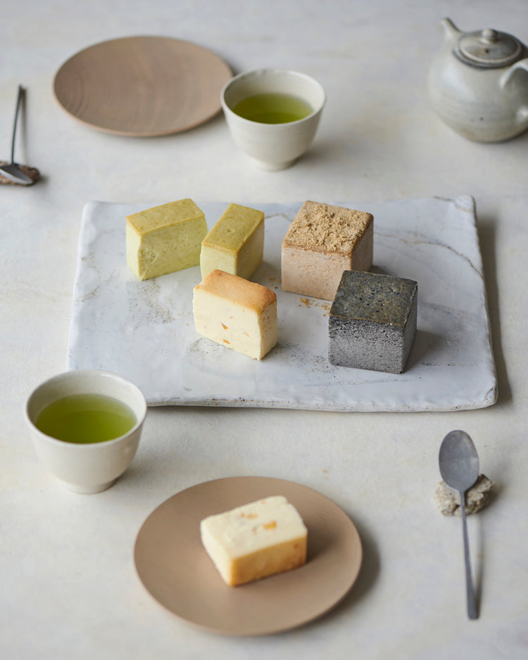 日本を味わう和のアソートセット「Mr. CHEESECAKE assorted 4-Cube Nagomi」がご好評につき、数量限定で再販売を開始
