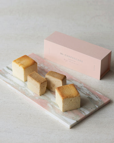 Mr. CHEESECAKE assorted 3-Cube Peach Earl Grey