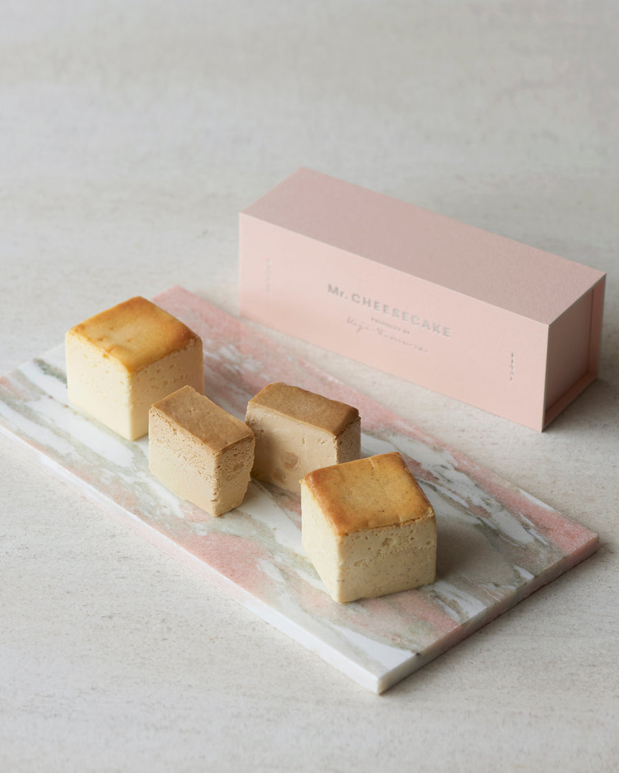 Mr. CHEESECAKE assorted 3-Cube Peach Earl Grey