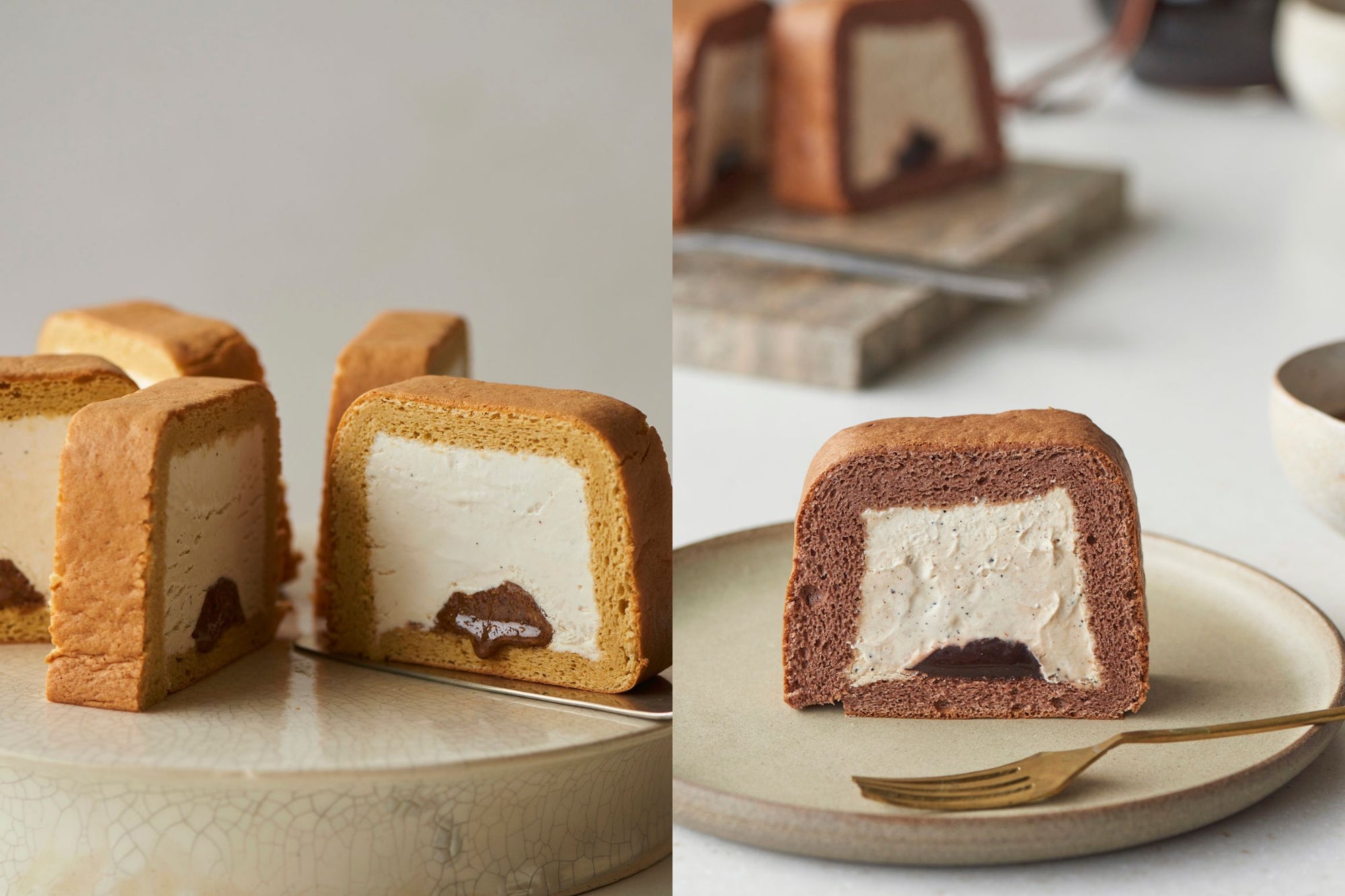 square roll cake 食べ比べセット