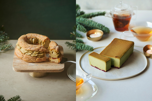 Paris-Brest Pistachio Apricot & Mr. CHEESECAKE Pistachio Raspberry