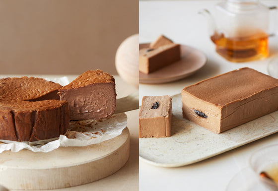BASQUE CHEESECAKE Cacao & Mr. CHEESECAKE Cafe Mocha