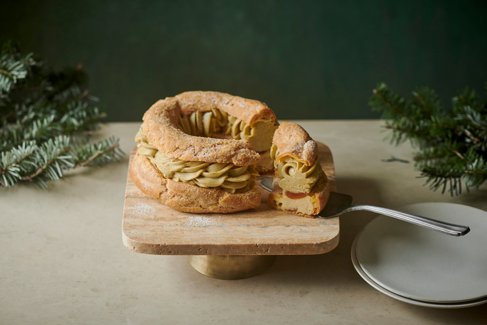 Paris-Brest Pistachio Apricot