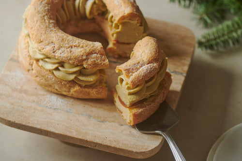 Paris-Brest Pistachio Apricot & Mr. CHEESECAKE Strawberry Mascarpone