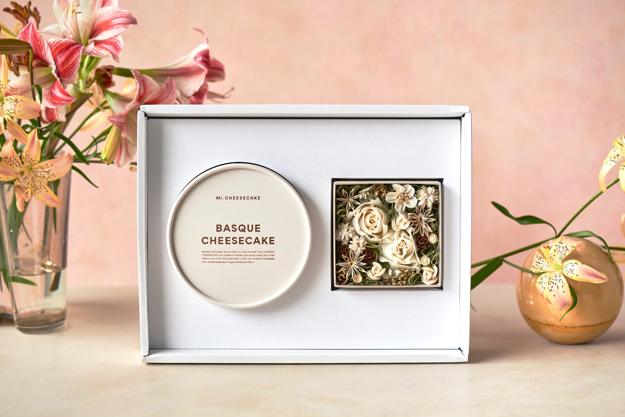 BASQUE CHEESECAKE Original & Flower Box