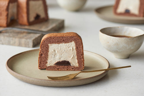 square roll cake cafe mocha