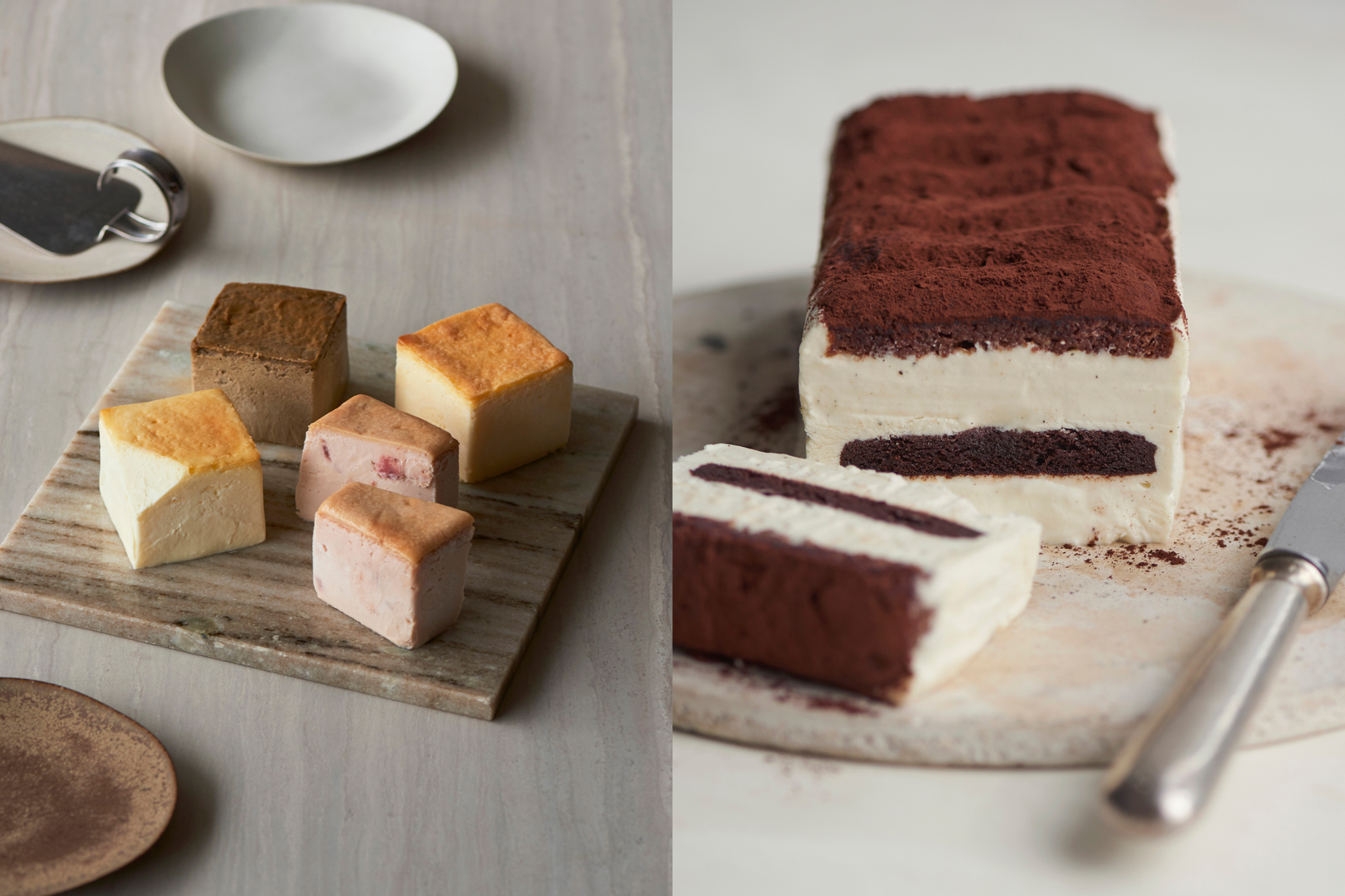 Mr. CHEESECAKE assorted 4-Cube Sweet & RICH TIRAMISU / Bag