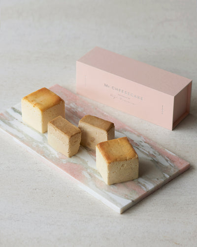Mr. CHEESECAKE assorted 3-Cube Peach Earl Grey