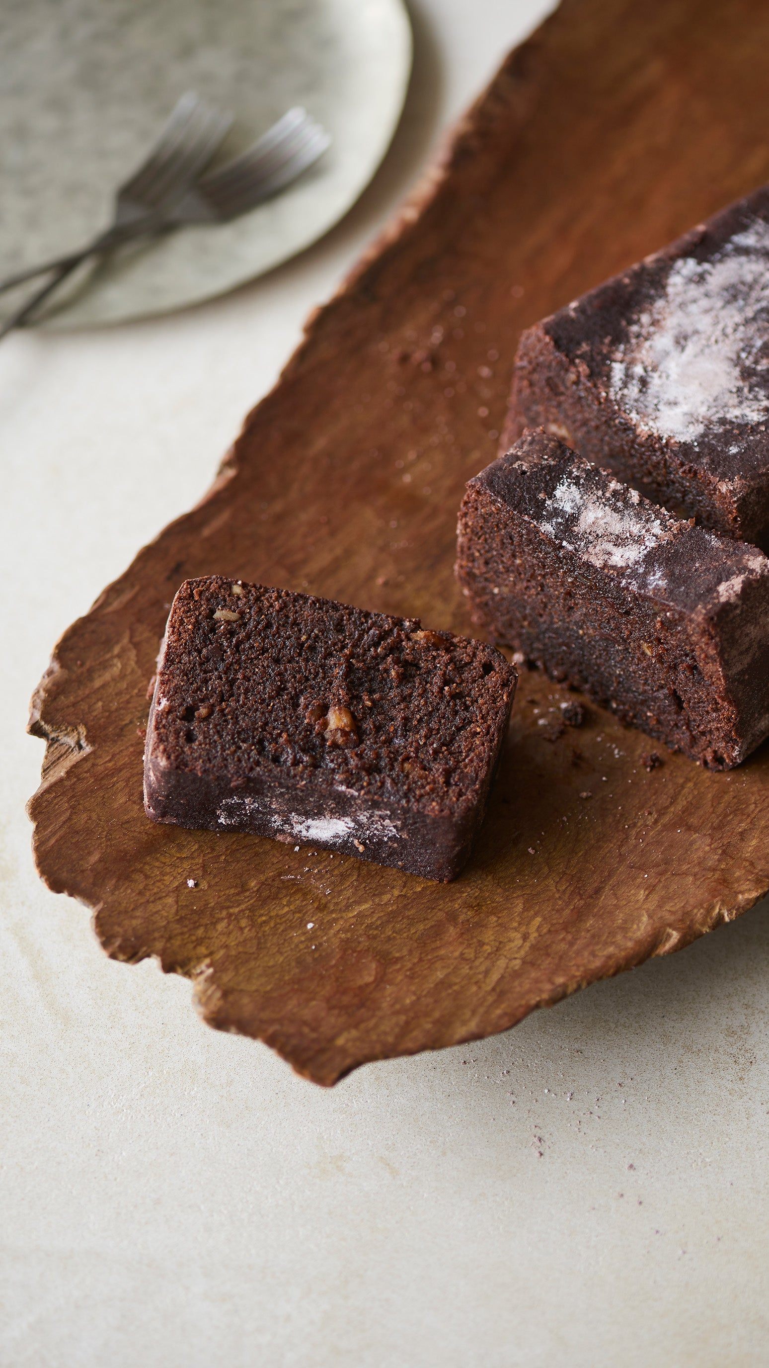 chocolat pecan pound cake