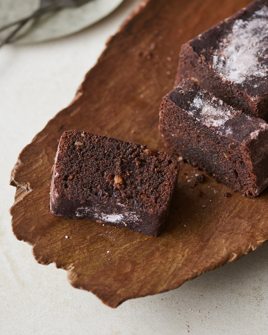 chocolat pecan pound cake