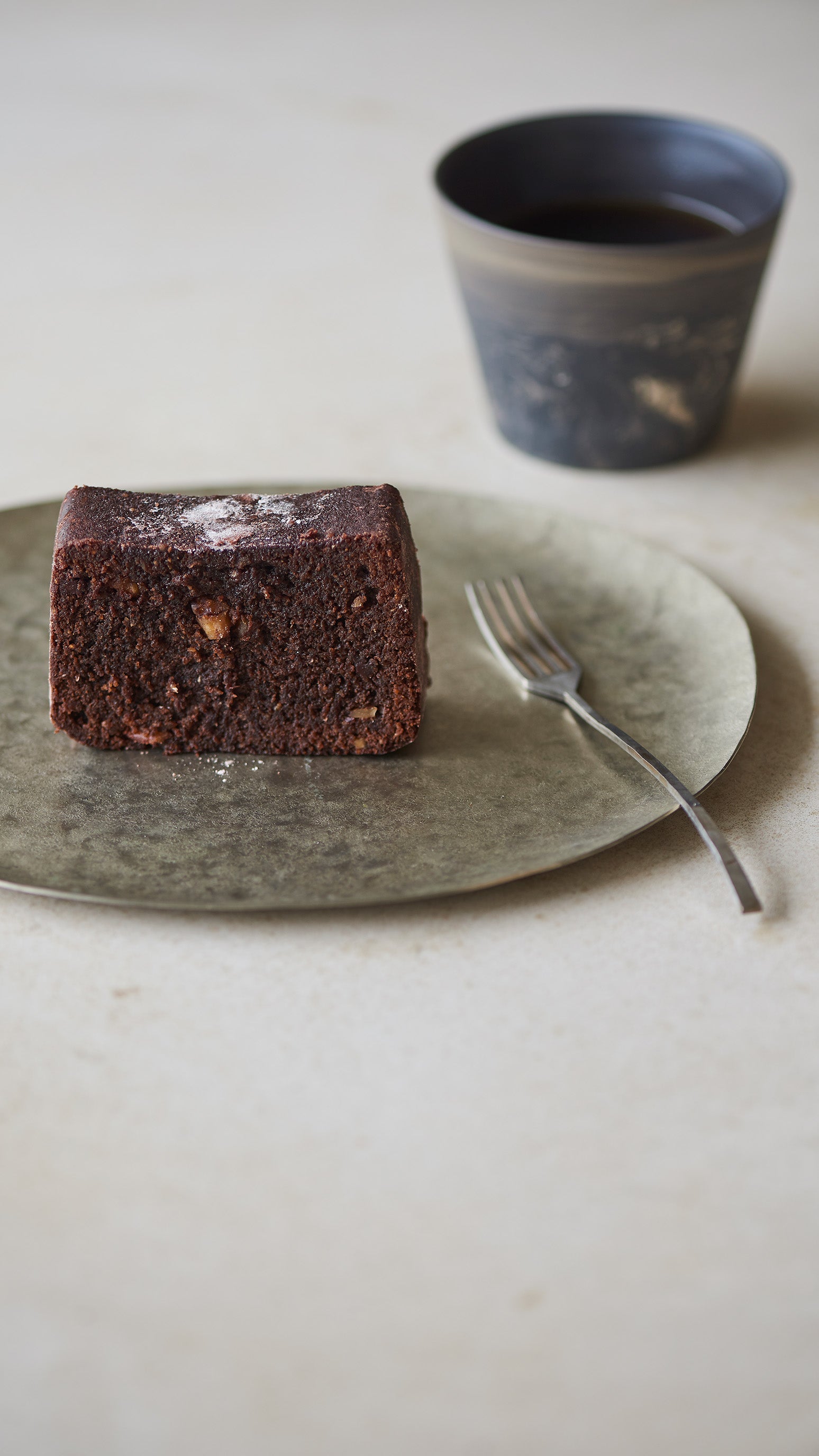 chocolat pecan pound cake