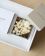 Mr. CHEESECAKE assorted 4-Cube Standard & Flower Box