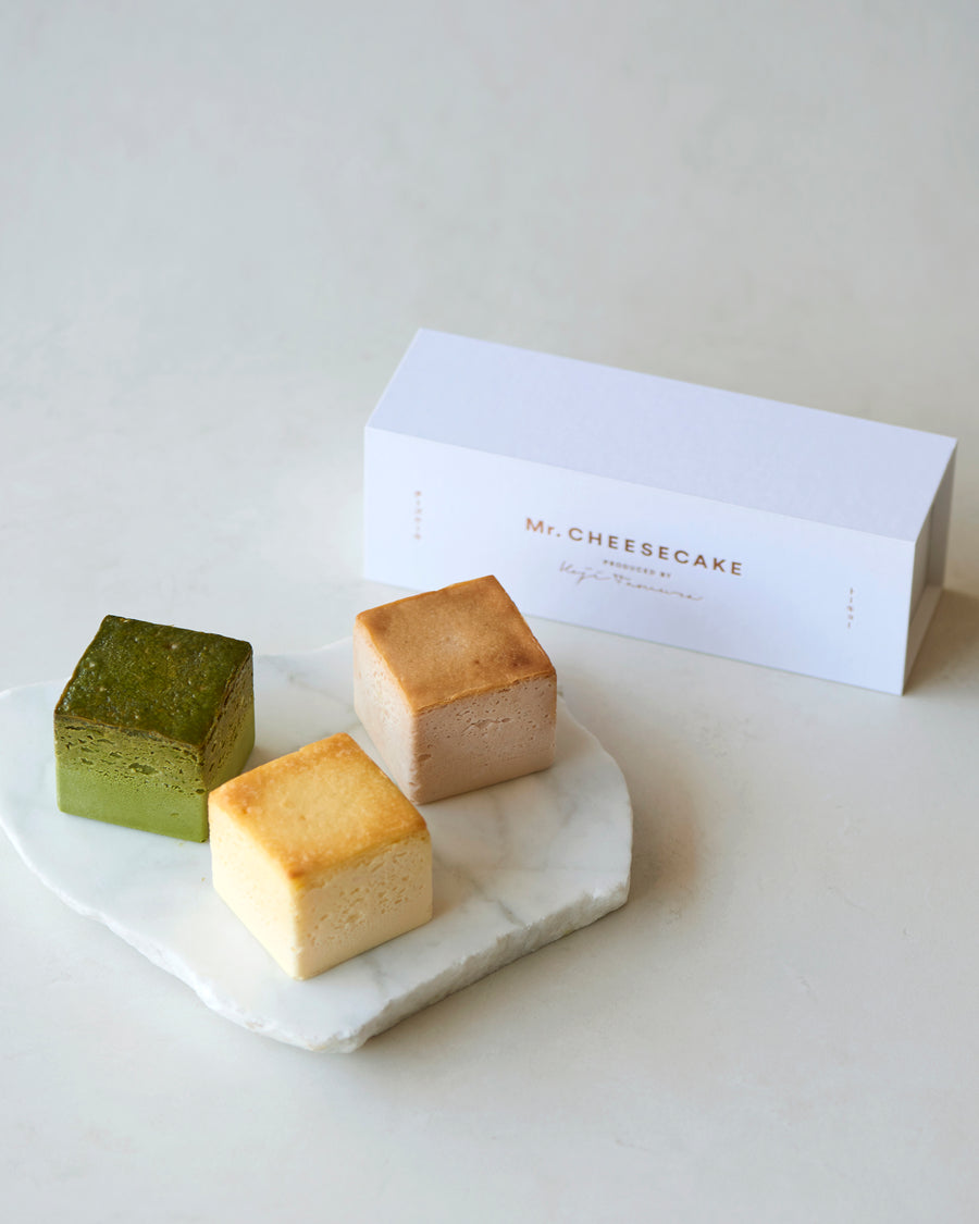 Mr. CHEESECAKE assorted 3-Cube Box Standard