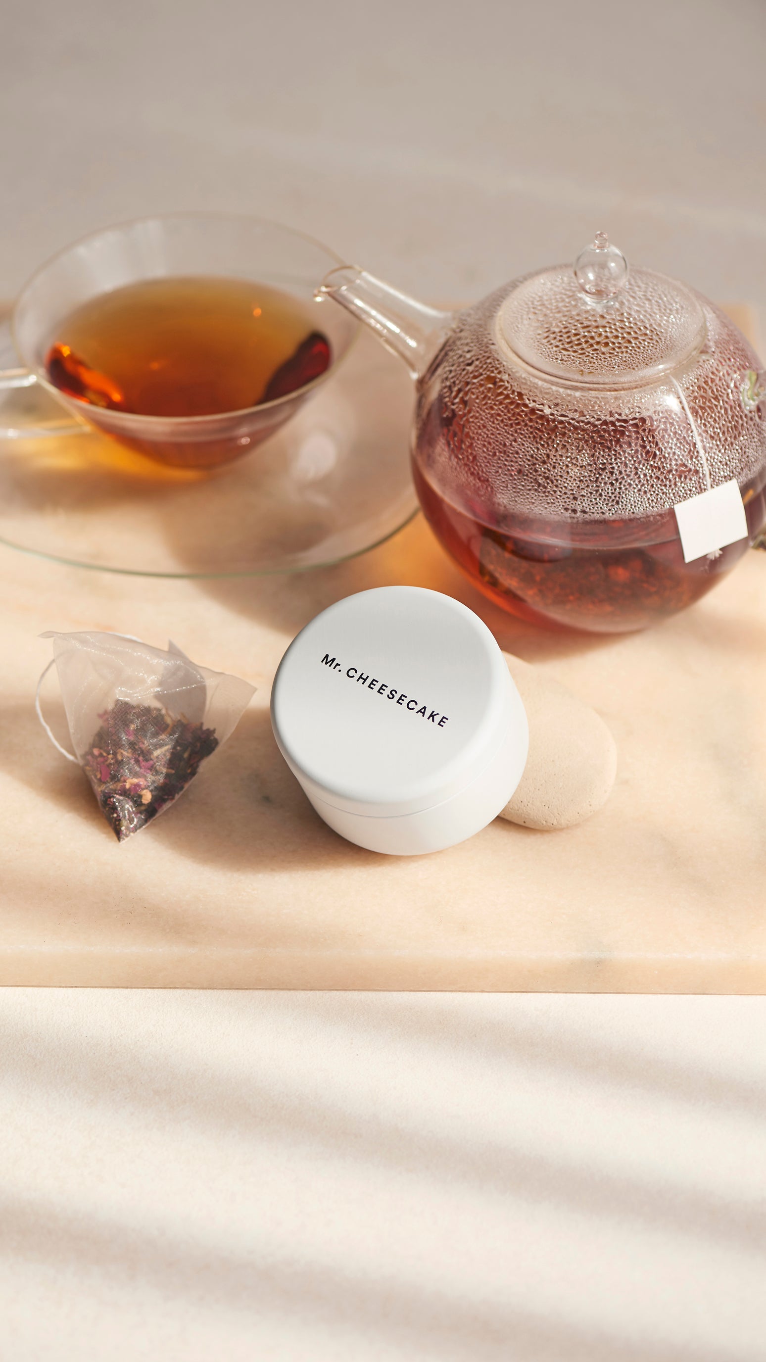 Mr. CHEESECAKE Rose Berry Tea & Rose Orange Tea