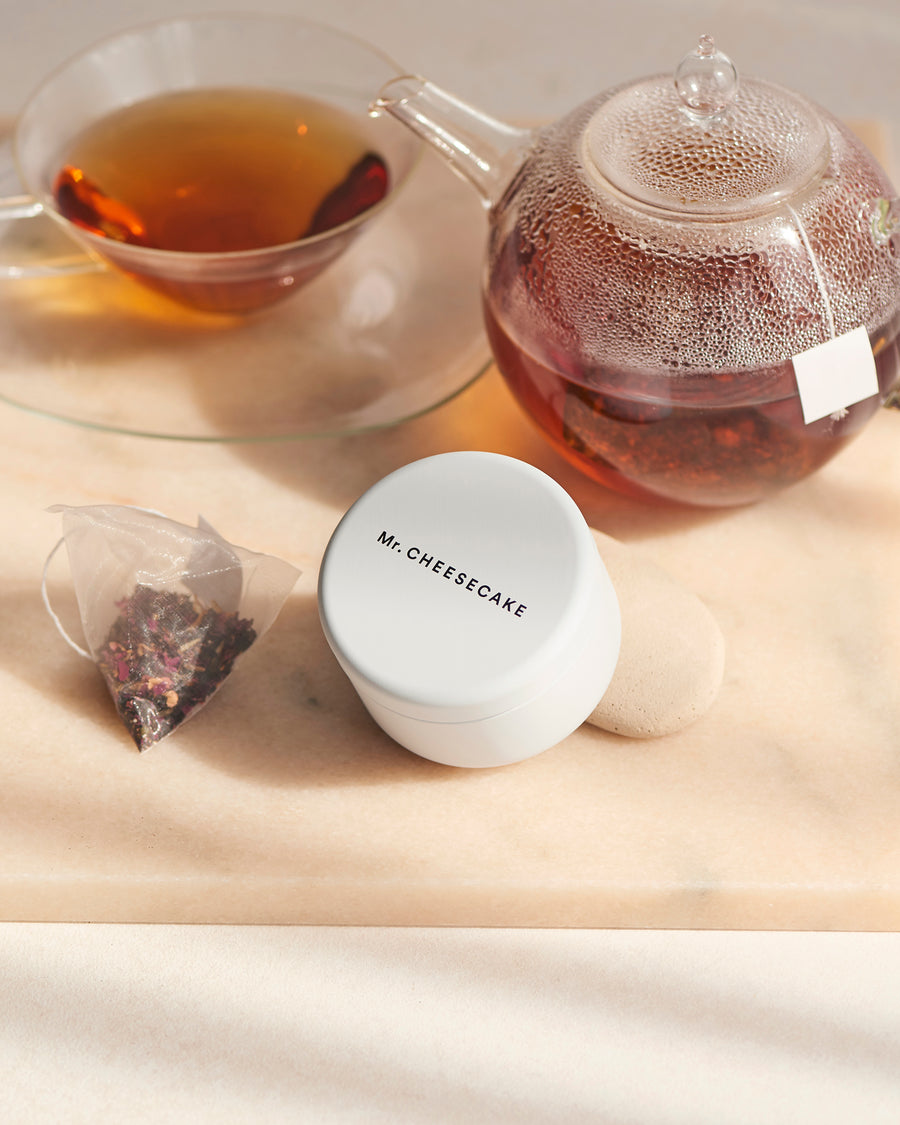 Mr. CHEESECAKE assorted 4-Cube Box Moment & Rose Orange Tea