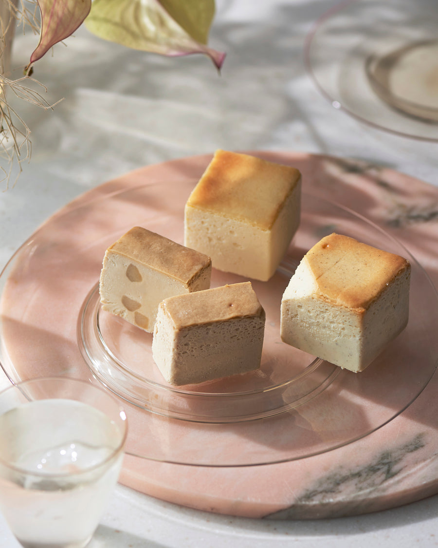 Mr. CHEESECAKE assorted 3-Cube Peach Earl Grey