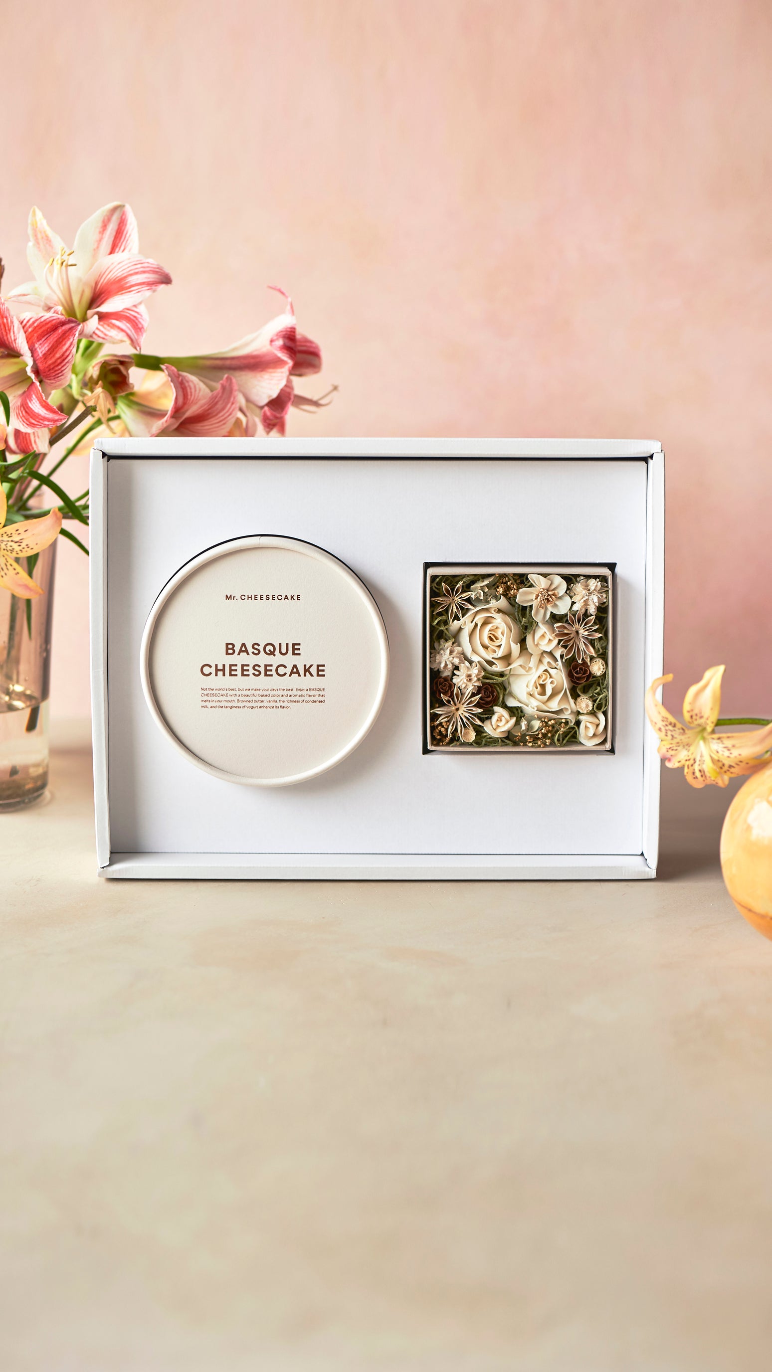 BASQUE CHEESECAKE Original & Flower Box