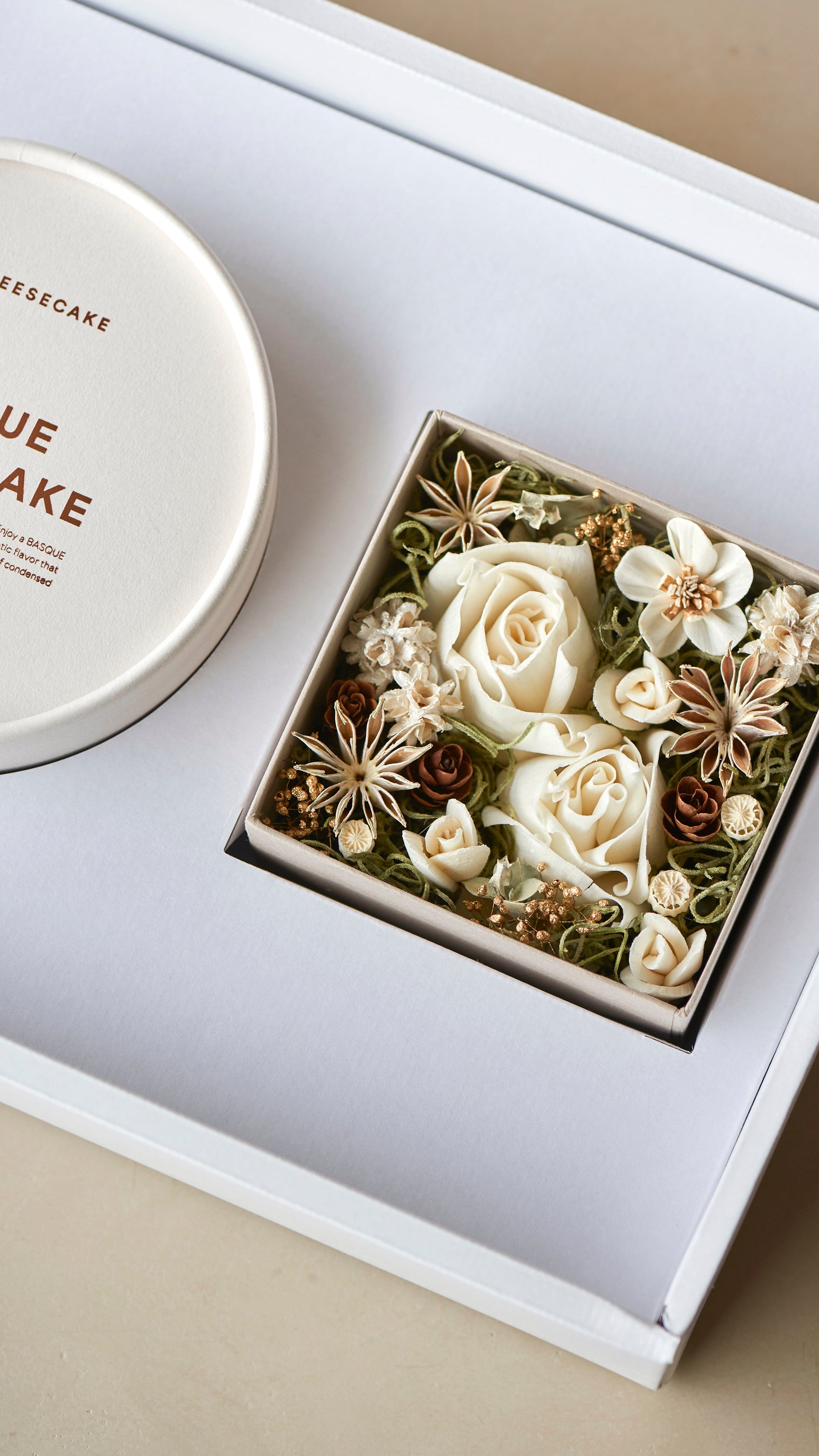 BASQUE CHEESECAKE Original & Flower Box
