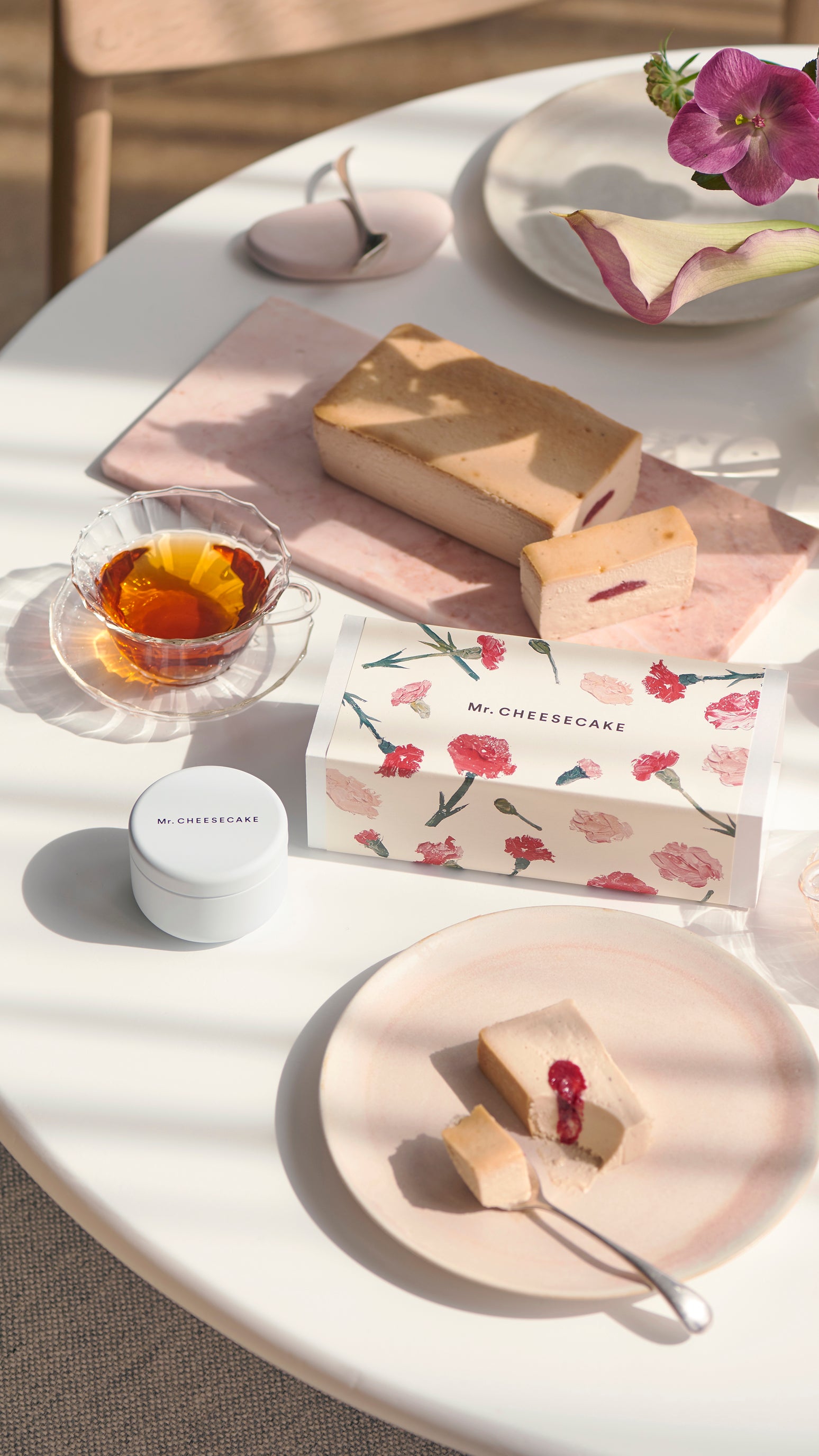 Mr. CHEESECAKE Rose Berry Tea & Rose Orange Tea