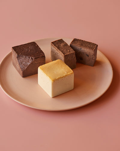 Mr. CHEESECAKE assorted 3-Cube Chocolate