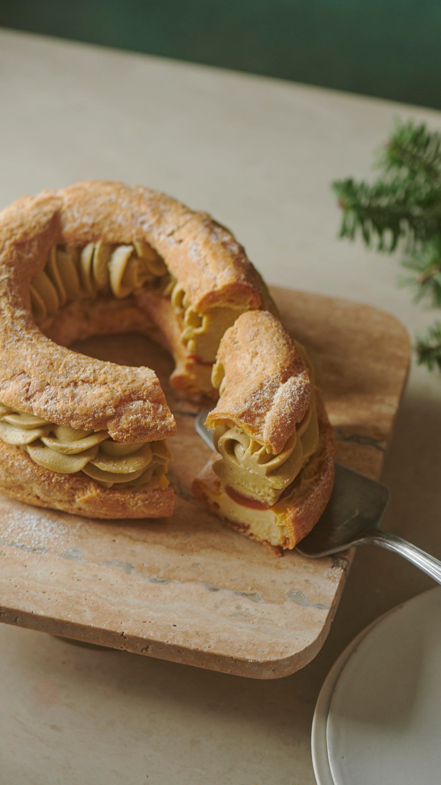 Paris-Brest Pistachio Apricot