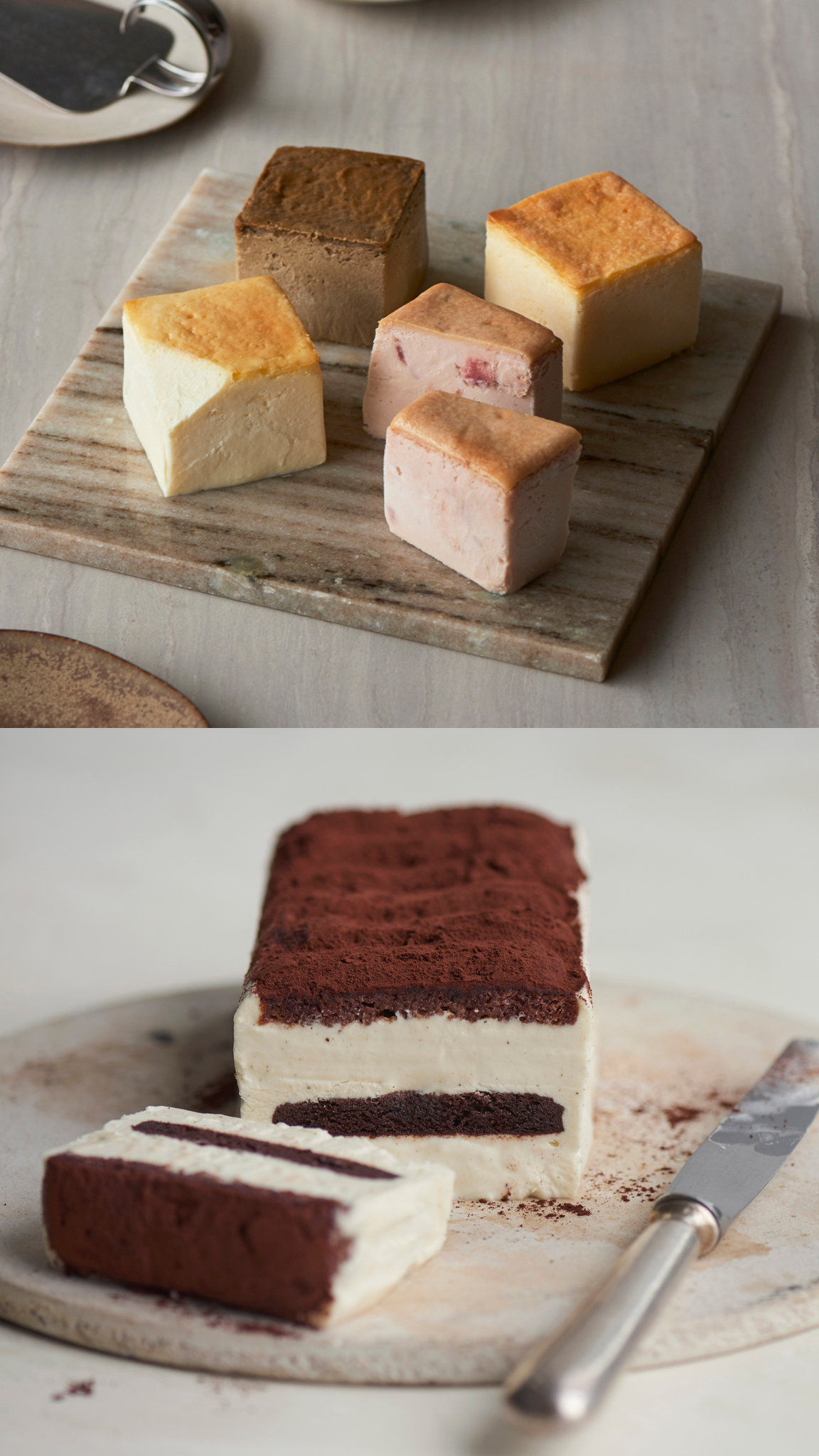 Mr. CHEESECAKE assorted 4-Cube Sweet & RICH TIRAMISU / Bag