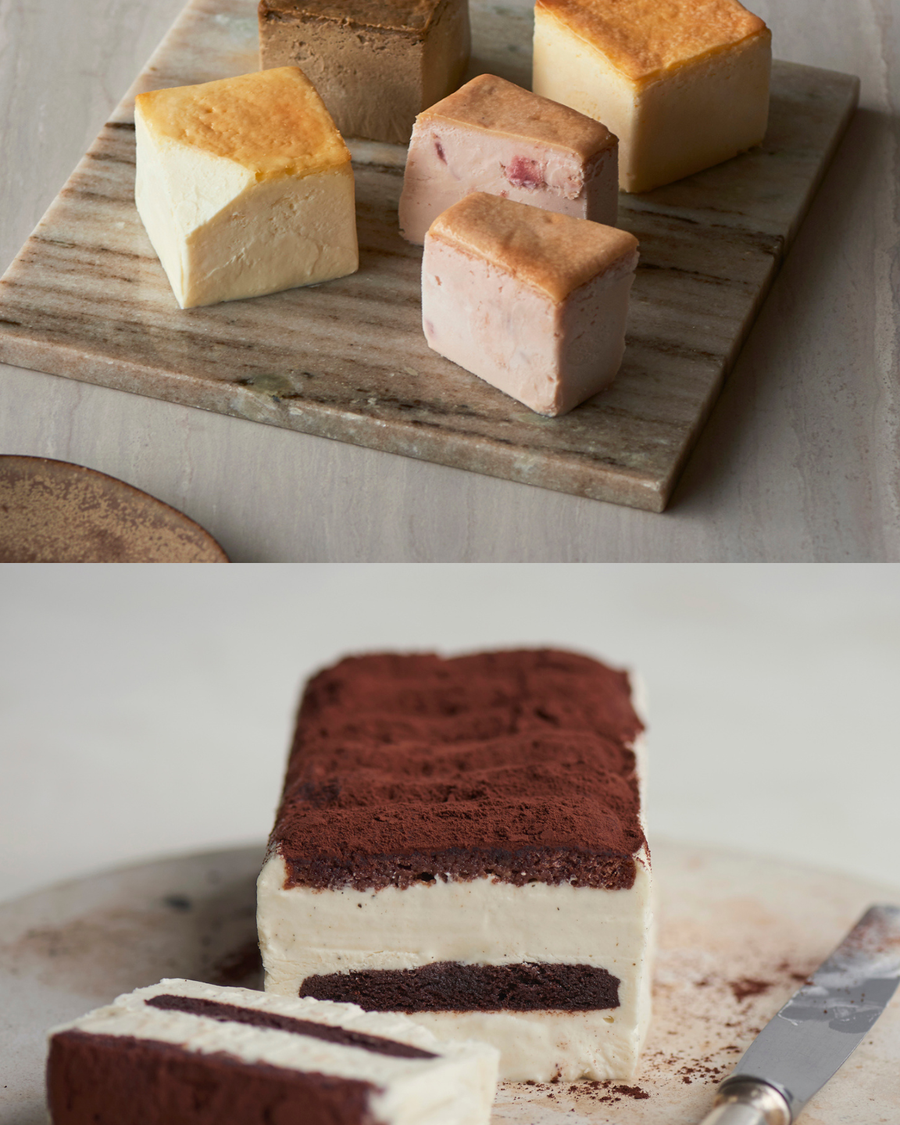 Mr. CHEESECAKE assorted 4-Cube Sweet & RICH TIRAMISU / Bag