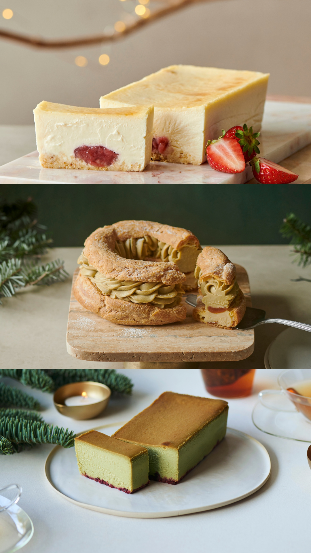 【特典付き】Mr. CHEESECAKE Holiday Collection 3種セット