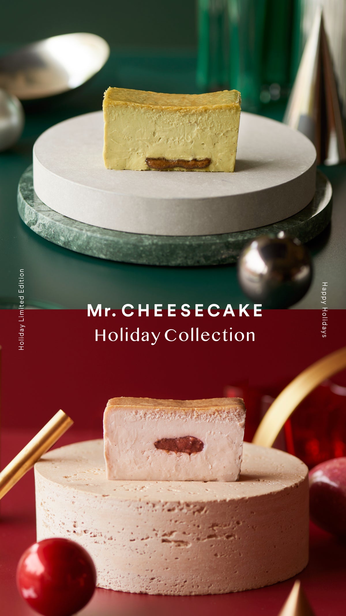 Mr. CHEESECAKE Holiday Collection