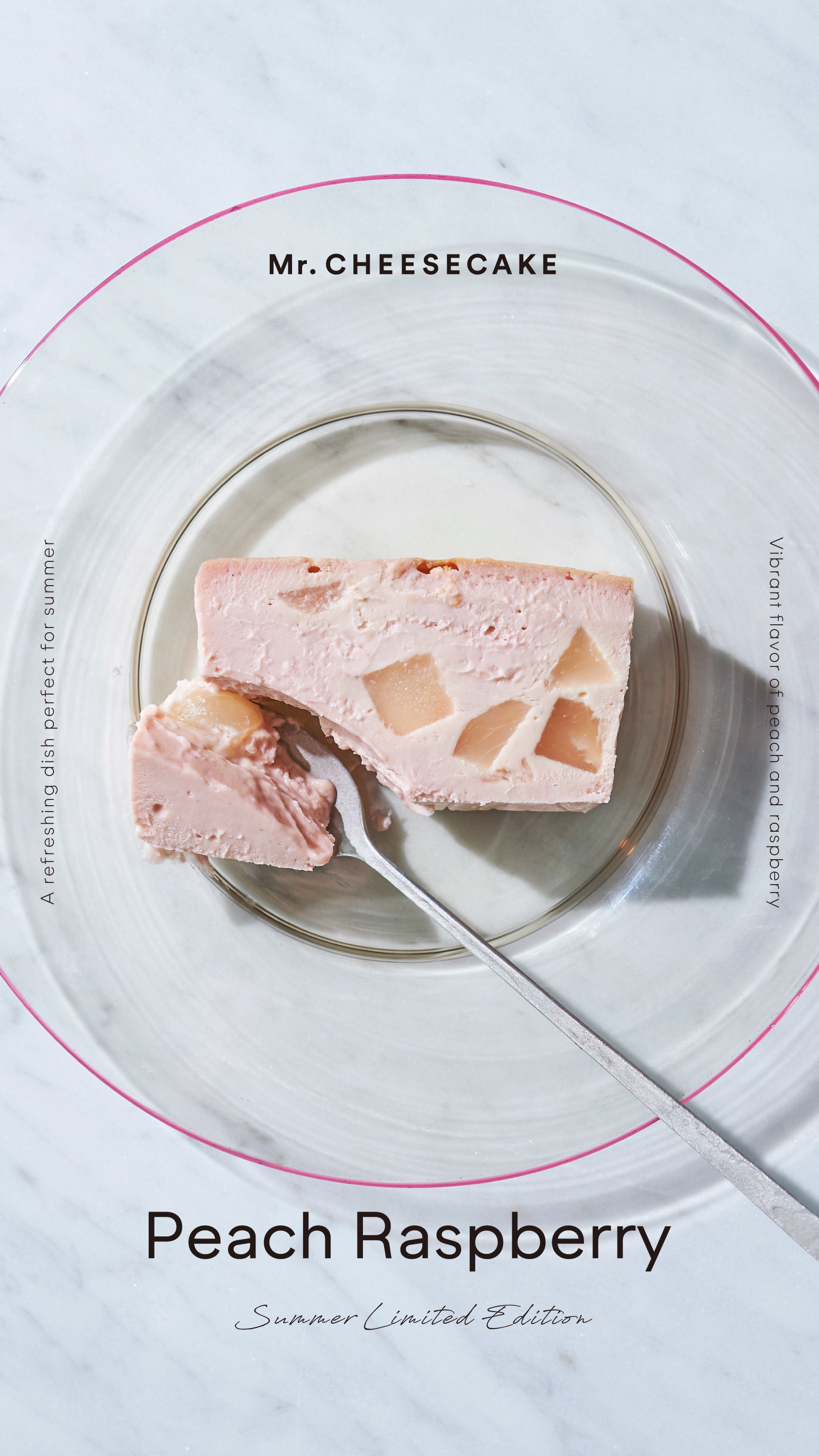 Mr. CHEESECAKE Peach Raspberry