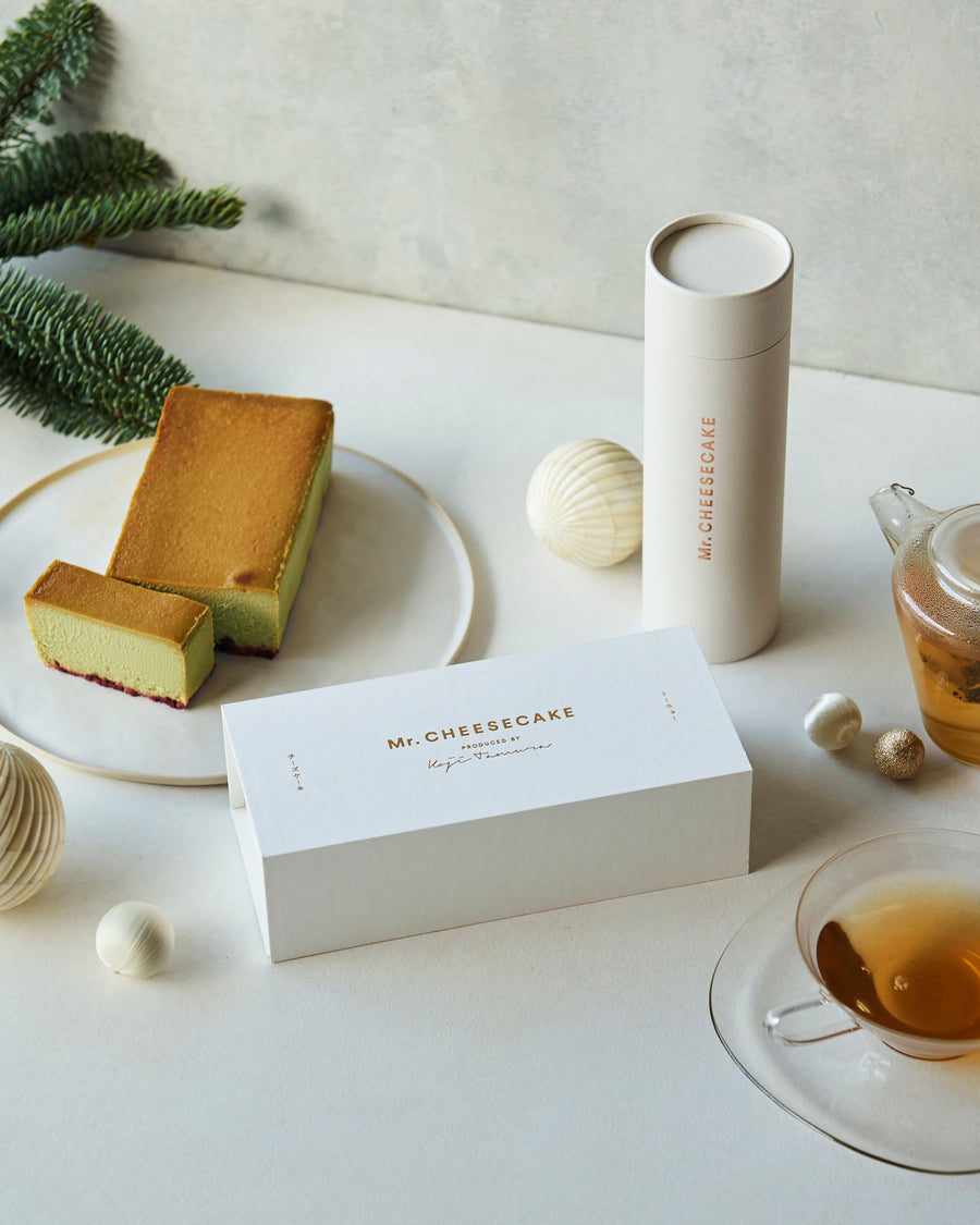 Mr. CHEESECAKE pistachio raspberry & Tea